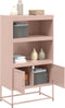 vidaXL - Hoge - kast - 68,5x38,5x107 - cm - staal - mosterdgeel