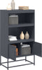 vidaXL - Hoge - kast - 68,5x38,5x107 - cm - staal - olijfgroen