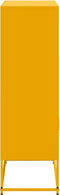 vidaXL - Hoge - kast - 68,5x38,5x107 - cm - staal - wit