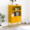 vidaXL - Hoge - kast - 68,5x38,5x107 - cm - staal - wit