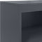 vidaXL - Hoge - kast - 68,5x38,5x123,5 - cm - staal - antracietkleurig