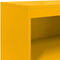 vidaXL - Hoge - kast - 68,5x38,5x123,5 - cm - staal - mosterdgeel