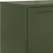 vidaXL - Hoge - kast - 68,5x38,5x123,5 - cm - staal - olijfgroen