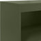 vidaXL - Hoge - kast - 68,5x38,5x123,5 - cm - staal - olijfgroen