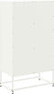 vidaXL - Hoge - kast - 68,5x38,5x123,5 - cm - staal - roze