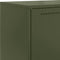 vidaXL - Hoge - kast - 68,5x38,5x123,5 - cm - staal - wit