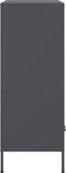 vidaXL - Hoge - kast - 68x39x101,5 - cm - staal - antracietkleurig