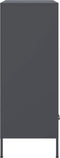 vidaXL - Hoge - kast - 68x39x101,5 - cm - staal - antracietkleurig