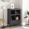 vidaXL - Hoge - kast - 68x39x101,5 - cm - staal - antracietkleurig