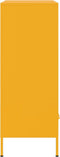 vidaXL - Hoge - kast - 68x39x101,5 - cm - staal - mosterdgeel