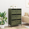 vidaXL - Hoge - kast - 68x39x101,5 - cm - staal - olijfgroen