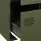 vidaXL - Hoge - kast - 68x39x101,5 - cm - staal - olijfgroen