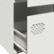 vidaXL - Hoge - kast - 68x39x101,5 - cm - staal - wit