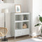 vidaXL - Hoge - kast - 68x39x101,5 - cm - staal - wit