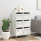 vidaXL - Hoge - kast - 68x39x101,5 - cm - staal - wit