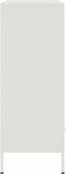vidaXL - Hoge - kast - 68x39x101,5 - cm - staal - wit