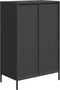 vidaXL - Hoge - kast - 68x39x101,5 - cm - staal - zwart
