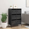 vidaXL - Hoge - kast - 68x39x101,5 - cm - staal - zwart