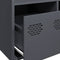vidaXL - Hoge - kast - 68x39x103,5 - cm - staal - antracietkleurig