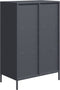 vidaXL - Hoge - kast - 68x39x103,5 - cm - staal - antracietkleurig