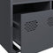 vidaXL - Hoge - kast - 68x39x103,5 - cm - staal - antracietkleurig