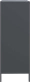 vidaXL - Hoge - kast - 68x39x103,5 - cm - staal - antracietkleurig
