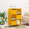 vidaXL - Hoge - kast - 68x39x103,5 - cm - staal - mosterdgeel