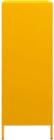 vidaXL - Hoge - kast - 68x39x103,5 - cm - staal - mosterdgeel