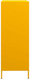 vidaXL - Hoge - kast - 68x39x103,5 - cm - staal - mosterdgeel