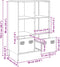vidaXL - Hoge - kast - 68x39x103,5 - cm - staal - olijfgroen