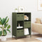 vidaXL - Hoge - kast - 68x39x103,5 - cm - staal - olijfgroen