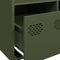 vidaXL - Hoge - kast - 68x39x103,5 - cm - staal - olijfgroen