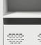 vidaXL - Hoge - kast - 68x39x103,5 - cm - staal - wit