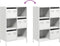vidaXL - Hoge - kast - 68x39x103,5 - cm - staal - wit