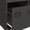 vidaXL - Hoge - kast - 68x39x103,5 - cm - staal - zwart