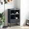 vidaXL - Hoge - kast - 68x39x111,5 - cm - staal - antracietkleurig