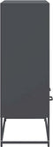 vidaXL - Hoge - kast - 68x39x111,5 - cm - staal - antracietkleurig