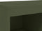 vidaXL - Hoge - kast - 68x39x111,5 - cm - staal - olijfgroen
