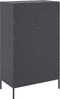 vidaXL - Hoge - kast - 68x39x113 - cm - staal - antracietkleurig