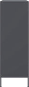vidaXL - Hoge - kast - 68x39x113 - cm - staal - antracietkleurig