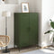 vidaXL - Hoge - kast - 68x39x113 - cm - staal - olijfgroen