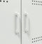 vidaXL - Hoge - kast - 68x39x113 - cm - staal - wit