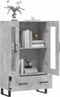 vidaXL - Hoge - kast - 69,5x31x115 - cm - bewerkt - hout - betongrijs