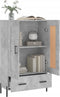 vidaXL - Hoge - kast - 69,5x31x115 - cm - bewerkt - hout - betongrijs
