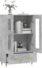 vidaXL - Hoge - kast - 69,5x31x115 - cm - bewerkt - hout - betongrijs