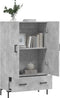 vidaXL - Hoge - kast - 69,5x31x115 - cm - bewerkt - hout - betongrijs