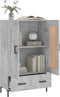 vidaXL - Hoge - kast - 69,5x31x115 - cm - bewerkt - hout - betongrijs