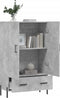 vidaXL - Hoge - kast - 69,5x31x115 - cm - bewerkt - hout - betongrijs