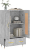 vidaXL - Hoge - kast - 69,5x31x115 - cm - bewerkt - hout - betongrijs
