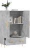 vidaXL - Hoge - kast - 69,5x31x115 - cm - bewerkt - hout - betongrijs